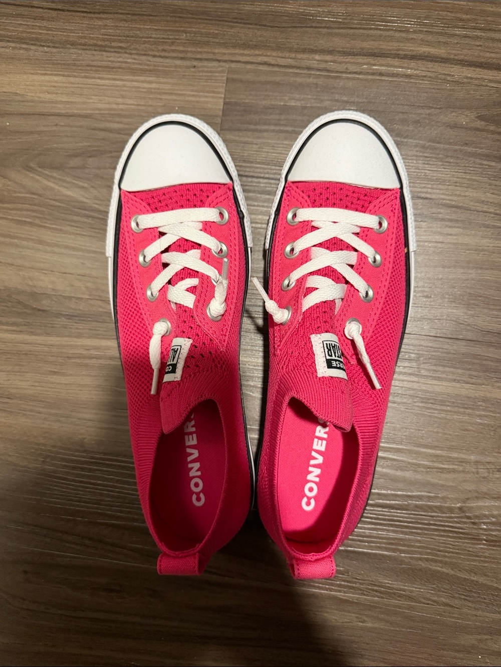 Converse Hot Pink Low-Top Slip-On Sneakers